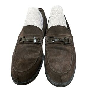 Tod’s Men Brown Suede Loafers Size 7